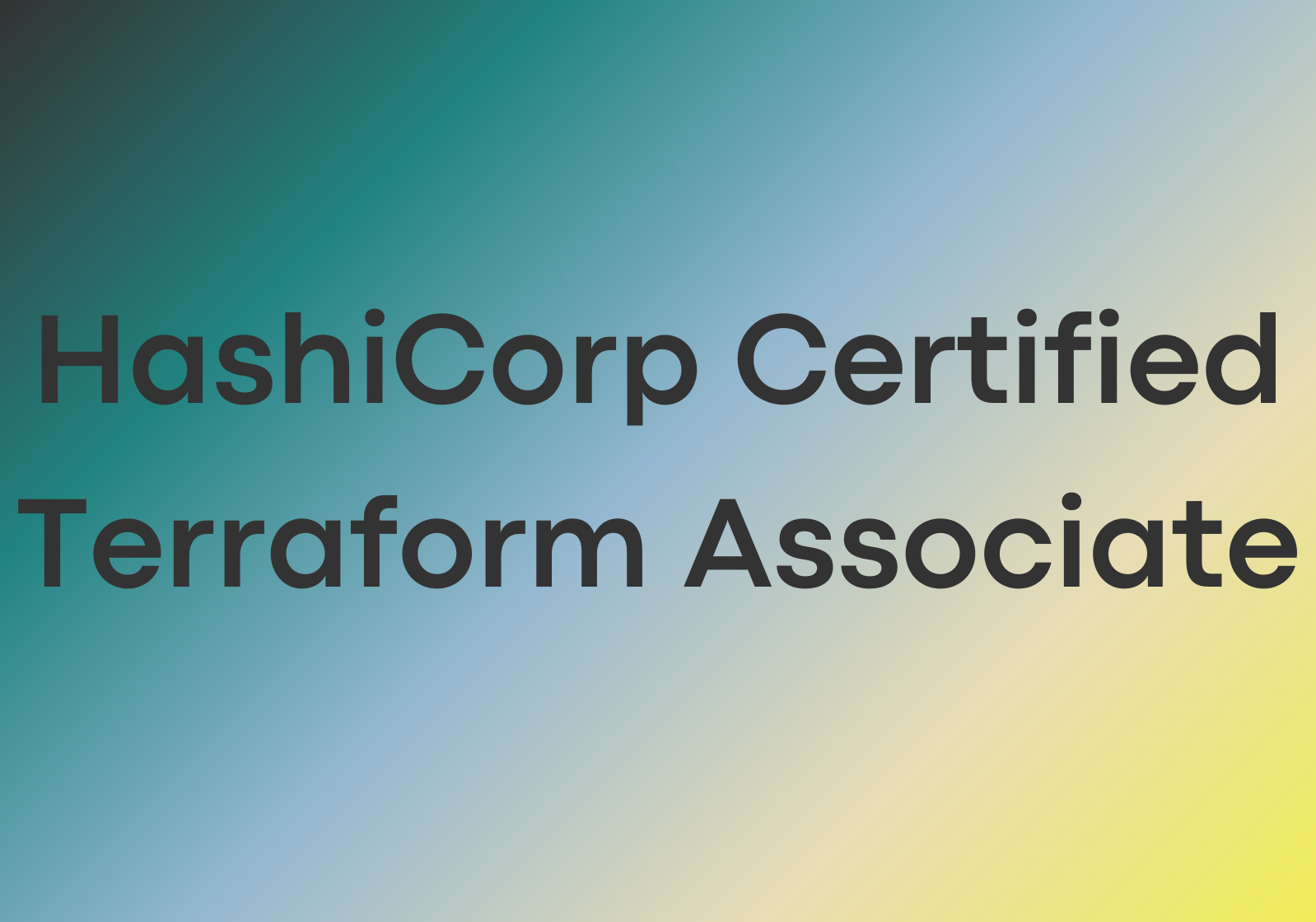 HashiCorp Terraform Associate